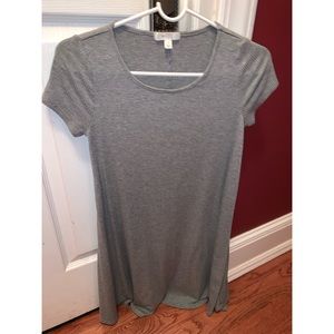 Gray T-Shirt Dress